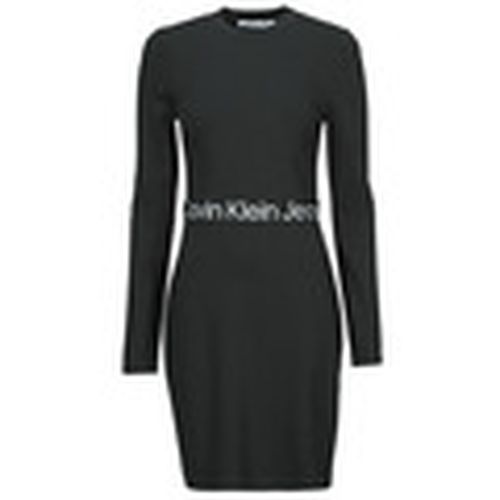 Vestido LOGO ELASTIC MILANO LS DRESS para mujer - Calvin Klein Jeans - Modalova