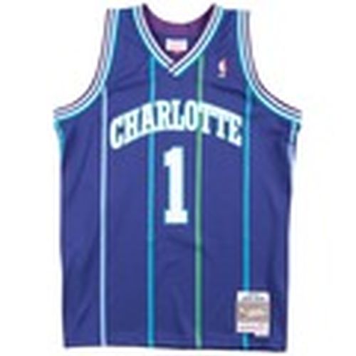Camiseta interior Maillot Swingman Charlotte Hornets para hombre - Mitchell And Ness - Modalova