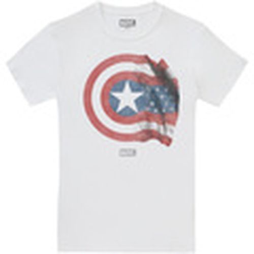 Camiseta manga larga TV2235 para hombre - Captain America - Modalova