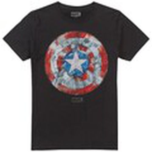 Camiseta manga larga Shield para hombre - Captain America - Modalova