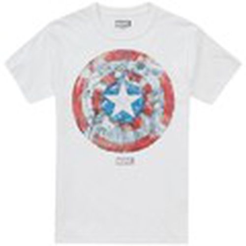 Camiseta manga larga Shield para hombre - Captain America - Modalova