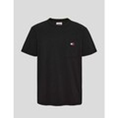 Camiseta CAMISETA CLASSIC BADGE POCKET TEE BDS BLACK para hombre - Tommy Jeans - Modalova