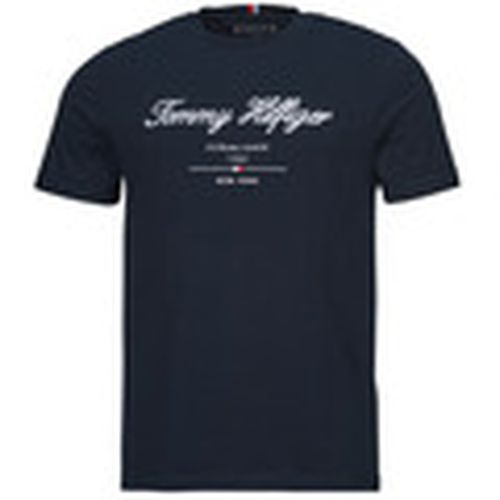 Camiseta SCRIPT LOGO TEE para hombre - Tommy Hilfiger - Modalova