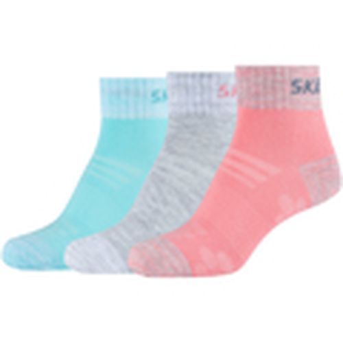 Calcetines 3PPK Wm Mesh Ventilation Quarter Socks para mujer - Skechers - Modalova