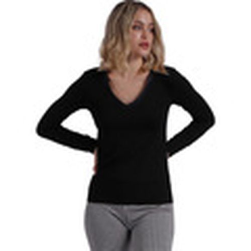 Blusa Camiseta de manga larga Pico Raso para mujer - Admas - Modalova