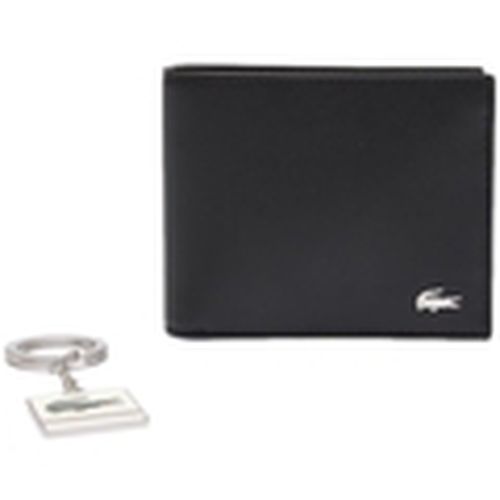 Cartera Wallet and Key Chain - Noir para hombre - Lacoste - Modalova