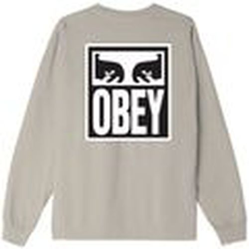 Camiseta Camiseta Eyes Icon 2 Heavyweight Hombre Silver para hombre - Obey - Modalova