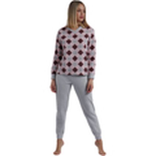 Pijama Pantalón de pijama y camiseta manga larga Harlequin para mujer - Admas - Modalova