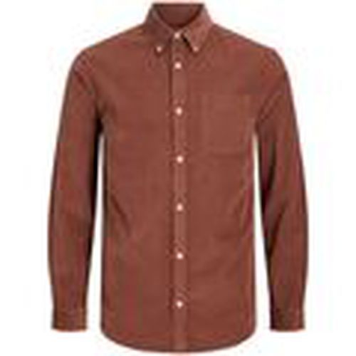 Camisa manga larga 12237938 BROOK-CAMBRIDGE BROWN para hombre - Jack & Jones - Modalova