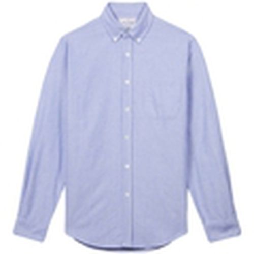 Camisa manga larga Brushed Oxford Shirt - Blue para hombre - Portuguese Flannel - Modalova