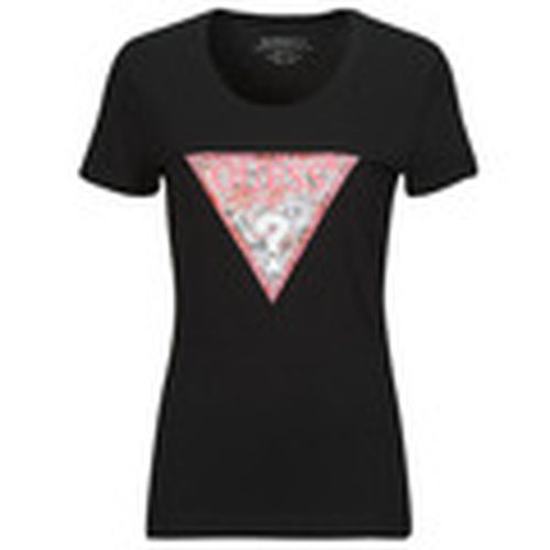 Camiseta RN SATIN TRIANGLE para mujer - Guess - Modalova