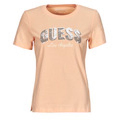 Camiseta SEQUINS LOGO TEE para mujer - Guess - Modalova