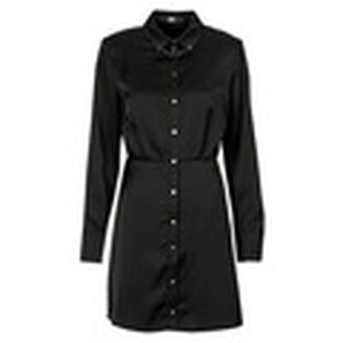 Vestido karl charm satin shirt dress para mujer - Karl Lagerfeld - Modalova