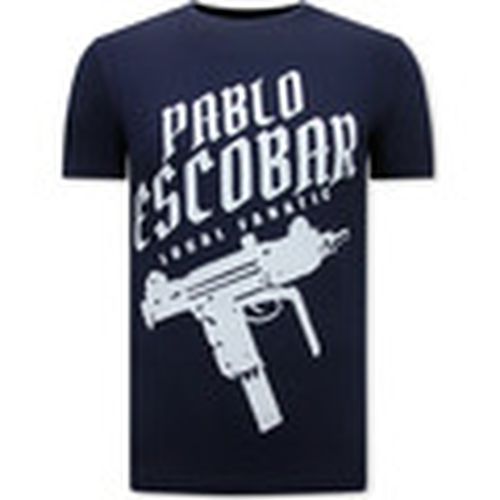 Camiseta Camiseta Pablo Escobar Uzi Print para hombre - Local Fanatic - Modalova