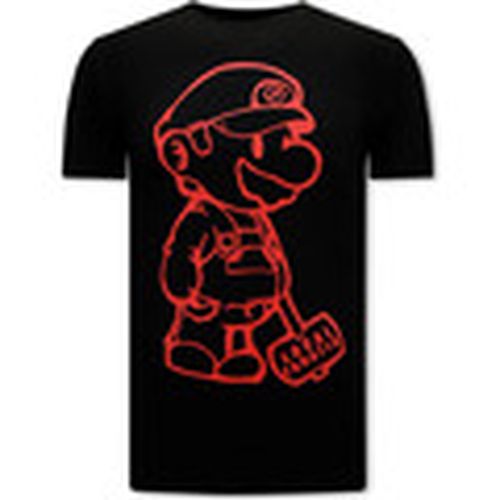 Camiseta Camiseta De Hombre Mario Negra para hombre - Local Fanatic - Modalova