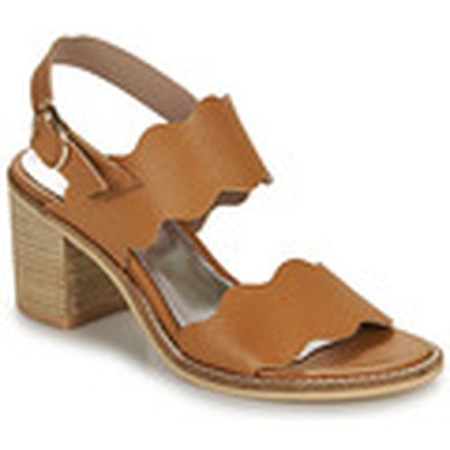 Sandalias 7745MY01-CUIR-FOULONNE-NATUREL para mujer - Myma - Modalova