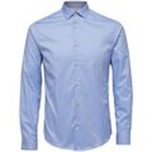 Camisa manga larga 16058640 NEW MARK-LIGHT BLUE para hombre - Selected - Modalova