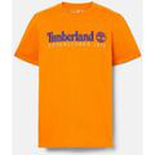 Tops y Camisetas TB0A6SE1 SS EST. 1973 CREW TEE-ED1 DARK CHEDDAR para hombre - Timberland - Modalova