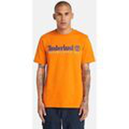 Tops y Camisetas TB0A6SE1 SS EST. 1973 CREW TEE-ED1 DARK CHEDDAR para hombre - Timberland - Modalova