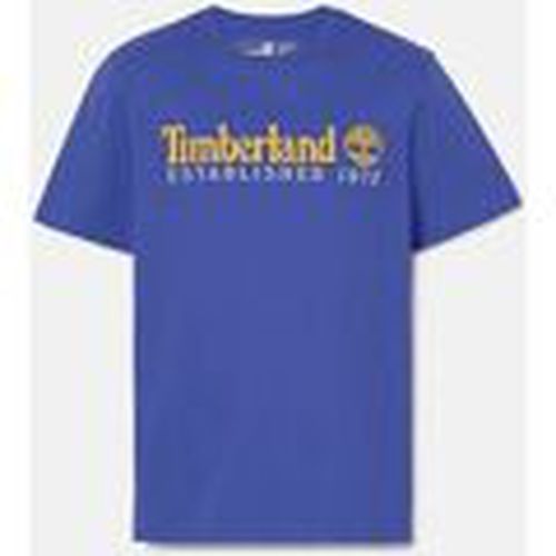 Tops y Camisetas TB0A6SE1 SS EST. 1973 CREW TEE-ED5 CLEMATIS BLUE para hombre - Timberland - Modalova