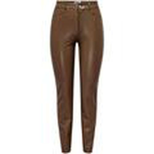 Pantalones ONLEMILY HW ST ANK FAUX LEATHER para mujer - Only - Modalova