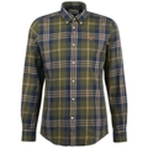 Camisa manga larga Edgar Tailored Shirt - Olive para hombre - Barbour - Modalova