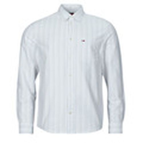 Camisa manga larga TJM REG OXFORD STRIPESHIRT para hombre - Tommy Jeans - Modalova