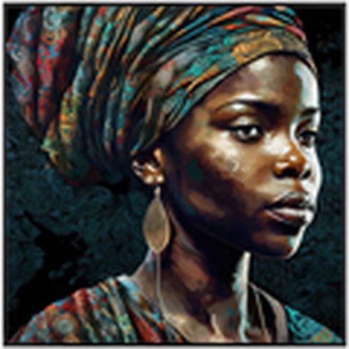 Cuadros, pinturas Cuadro mujer africana para - Signes Grimalt - Modalova