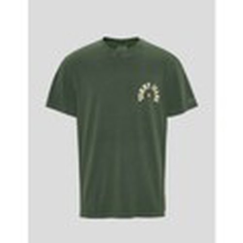 Camiseta CAMISETA CLASSIC CURVED COLLEGIATE TEE L2M GREEN para hombre - Tommy Jeans - Modalova