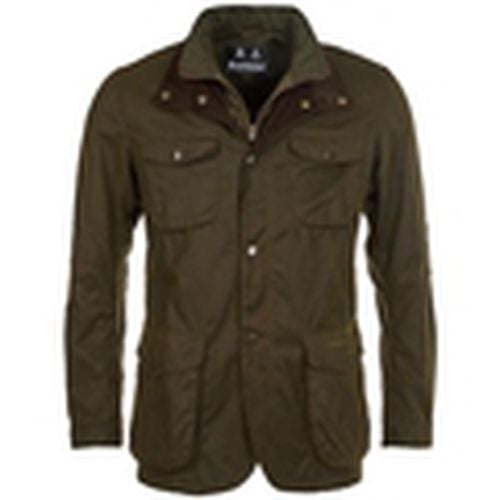 Abrigo Ogston Waxed Cotton Jacket - Olive para hombre - Barbour - Modalova