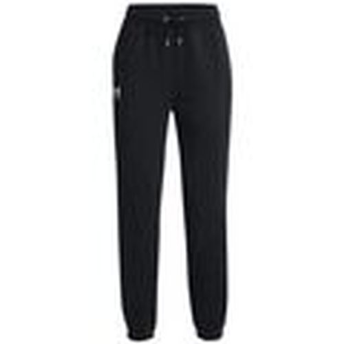 Pantalón chandal Pantalones Essential Fleece Joggers Mujer Black/White para mujer - Under Armour - Modalova