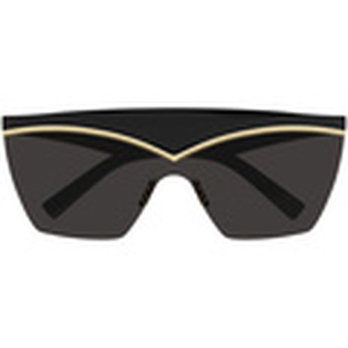Gafas de sol Occhiali da Sole Saint Laurent SL 614 Mask 001 para hombre - Yves Saint Laurent - Modalova