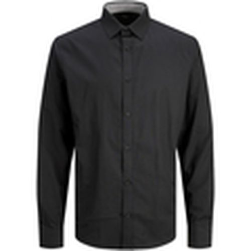 Camisa manga larga 12248389 JPRBLABELFAST SHIRT L/S PS BLACK para hombre - Jack & Jones - Modalova