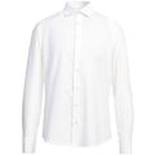 Camisa manga larga Camisa Oxford Wash Hombre White para hombre - Bastoncino - Modalova