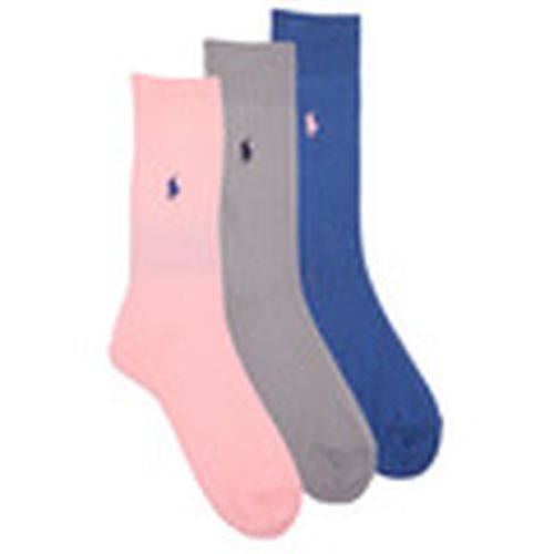 Calcetines 84023PK-MERC 3PK-CREW SOCK-3 PACK para mujer - Polo Ralph Lauren - Modalova