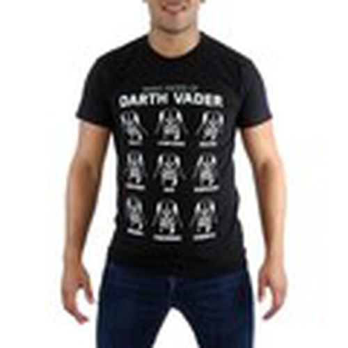 Camiseta manga larga Many Faces Of Darth Vader para hombre - Disney - Modalova
