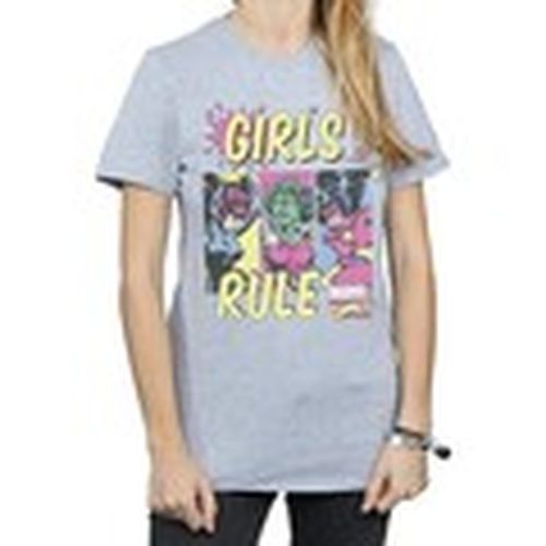 Camiseta Girls Rule para mujer - Marvel - Modalova