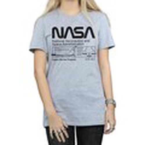 Camiseta manga larga Classic Space Shuttle para mujer - Nasa - Modalova