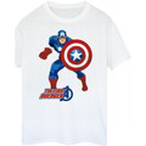 Camiseta manga larga The First Avenger para hombre - Captain America - Modalova