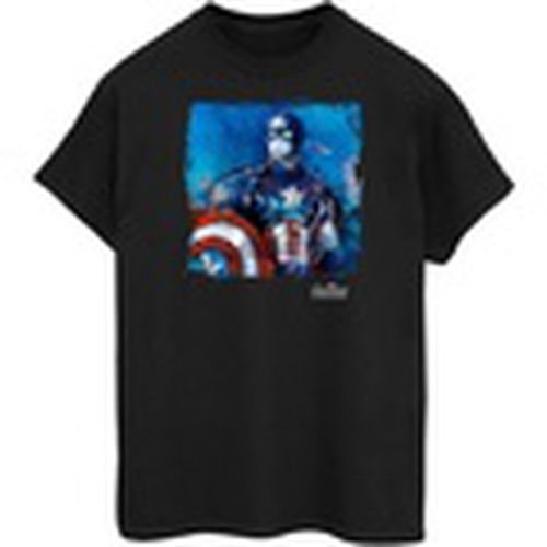 Camiseta manga larga BI447 para hombre - Captain America - Modalova