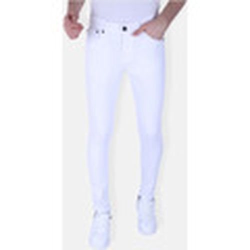 Pantalón pitillo Neat White Jeans Hombre Slim Fit para hombre - Local Fanatic - Modalova