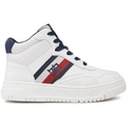 Deportivas Moda STRIPES HIGH TOP LACE-UP para mujer - Tommy Hilfiger - Modalova