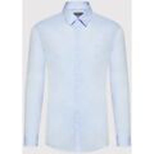 Camisa manga larga M1YH20 W7ZK1-G7S1 AIRWAY BLUE para hombre - Guess - Modalova