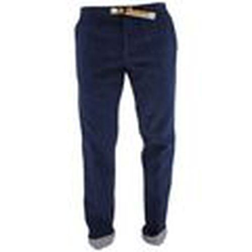 Pantalones Pantalones Greg Canvas Hombre Night Blue para hombre - White Sand - Modalova