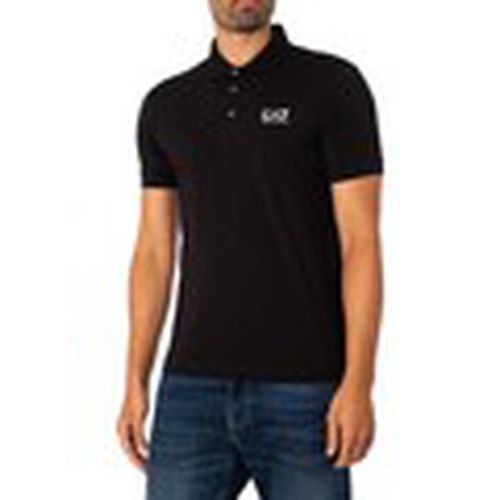 Polo Polo con logo en el pecho para hombre - Emporio Armani EA7 - Modalova