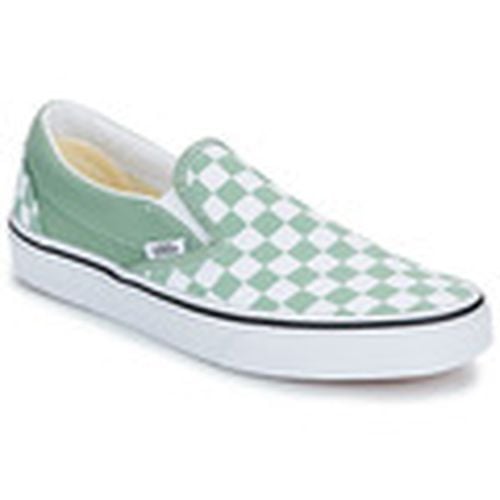 Zapatos Classic Slip-On COLOR THEORY CHECKERBOARD ICEBERG GREEN para hombre - Vans - Modalova