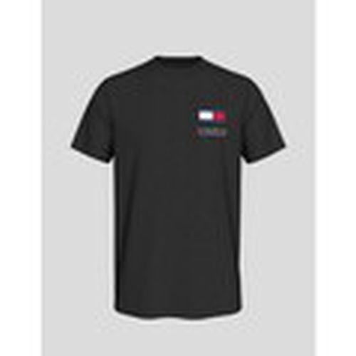 Camiseta CAMISETA ESSENTIAL FLAG TEE BDS BLACK para hombre - Tommy Jeans - Modalova