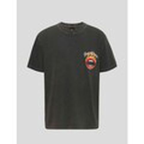 Camiseta CAMISETA REGULAR VINTAGE FIRE LOGO TEE PUB GREY para hombre - Tommy Jeans - Modalova