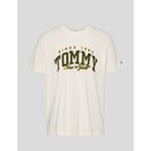 Camiseta CAMISETA LUXE VARSITY TEE YBH WHITE para hombre - Tommy Jeans - Modalova
