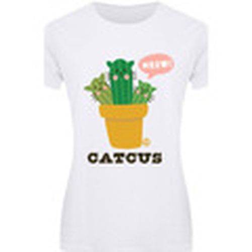 Camiseta manga larga Catcus para mujer - Pop Factory - Modalova